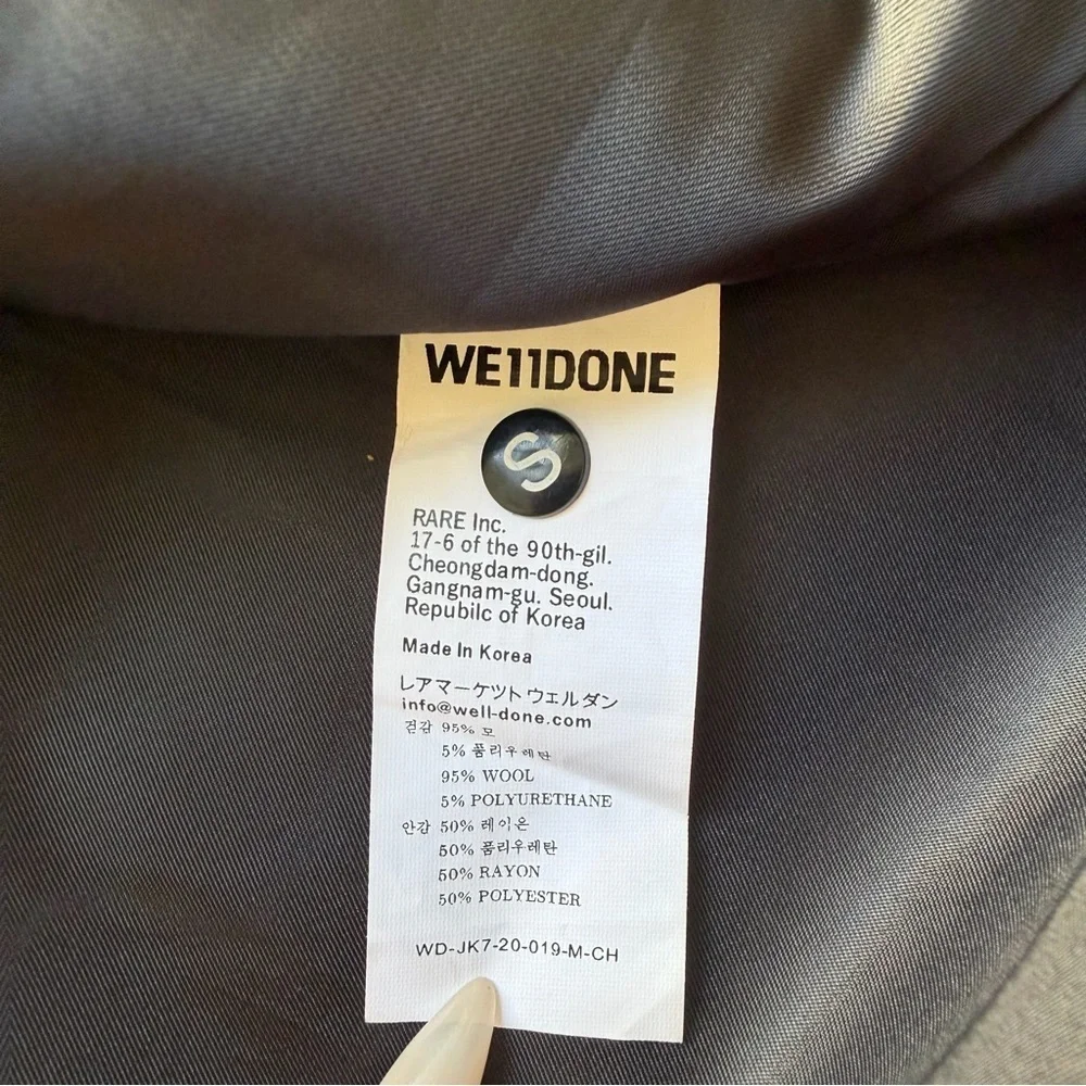Men's We11done Tan Blazer Suit